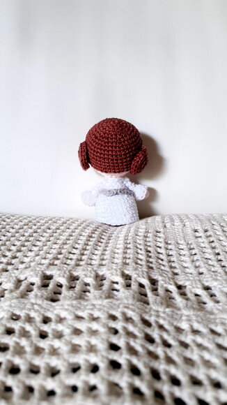 princesa Leia amigurumi