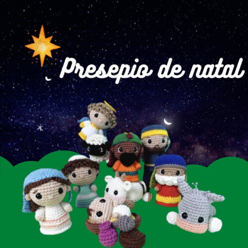 Presépio de Natal Pop Bichinho de Croche