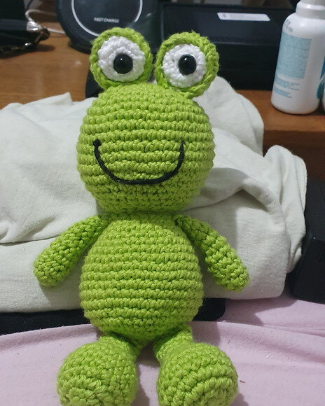Sapo Milo Amigurumi