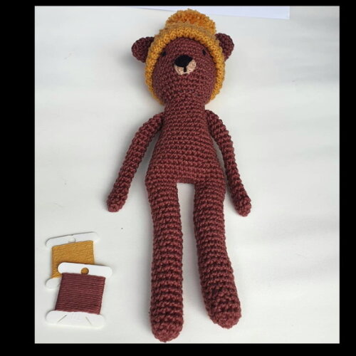 ursinho tony amigurumi