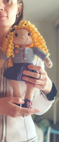 Boneca Be (bubalu) Bichinho de Croche (personalizados)