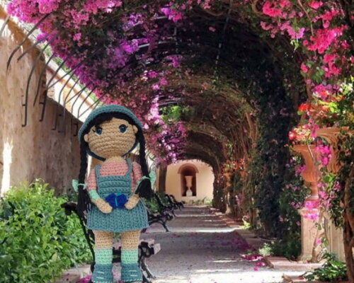 Boneca Bu Encantadora de Borboletas Amigurumi (personalizados)