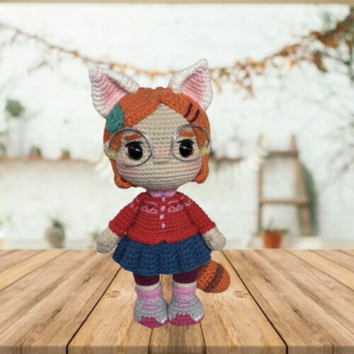 Boneca Mei - Red, Crescer É Uma Fera amigurumi (personagem)