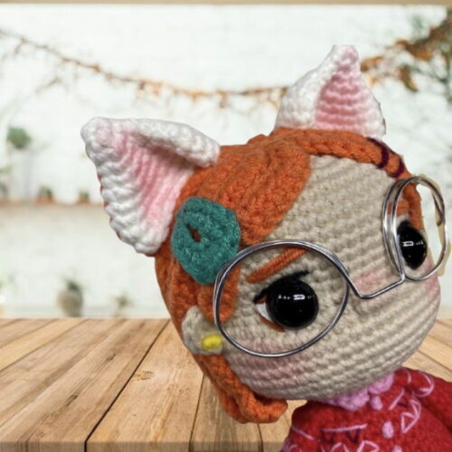 Boneca Mei - Red, Crescer É Uma Fera amigurumi (personagem)