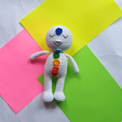 Boneco Chakra Amigurumi