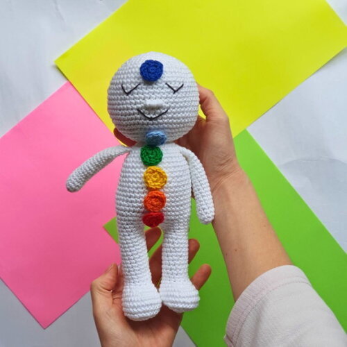 Boneco Chakra Amigurumi