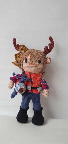 Boneco Gus Sweet Tooth Amigurumi (personagem)