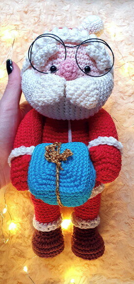 Boneco Papai Noel Pop Amigurumi (personalizados)