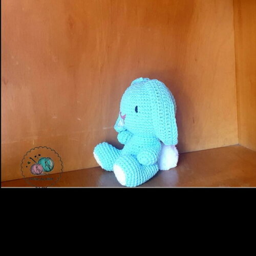 coelha melvina e coelho melvin (cada) amigurumi