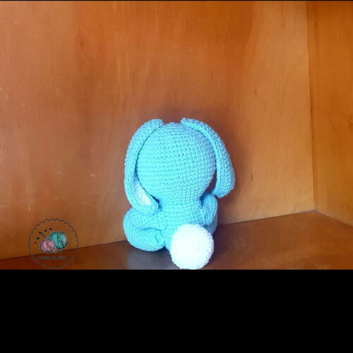 coelha melvina e coelho melvin (cada) amigurumi