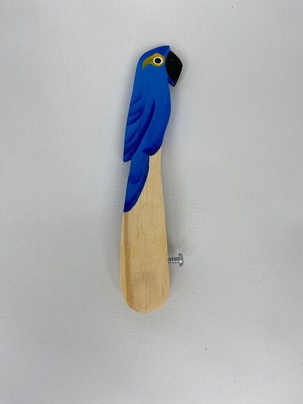 Abridor de Garrafa - Arara Azul - Madeira