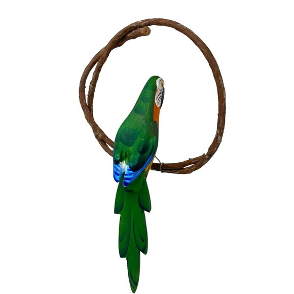 Arara de Galho Mini - Verde - Madeira