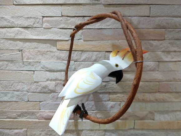 Cacatua de Galho Pp - Madeira