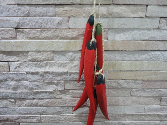 Fieira de Pimenta - Cordão - Pendulo - Penca