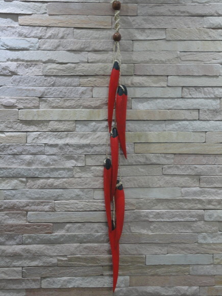 Fieira de Pimenta - Cordão - Pendulo - Penca