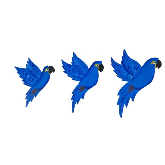 Trio de Arara Asa