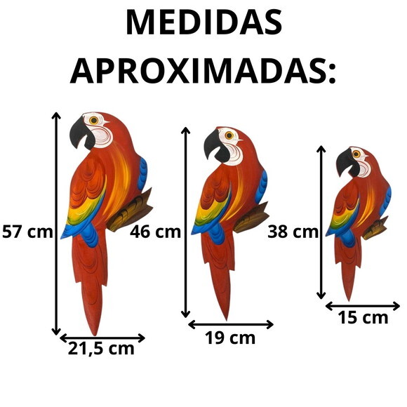 Trio de Arara G3 - Madeira