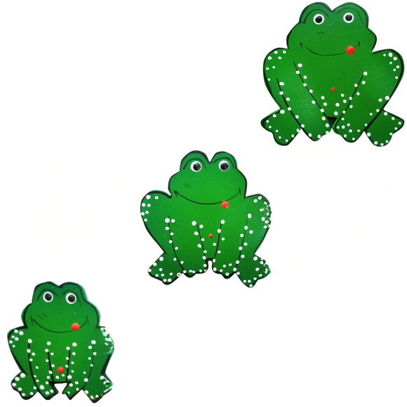 Trio de Sapo P - Madeira