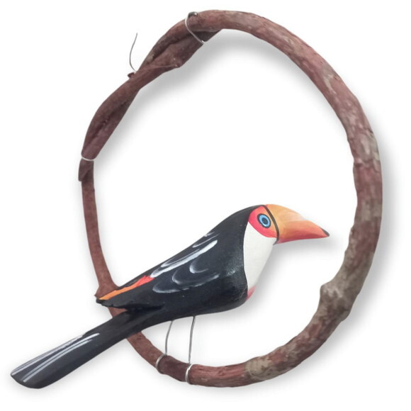 Tucano de Galho Mini - Madeira