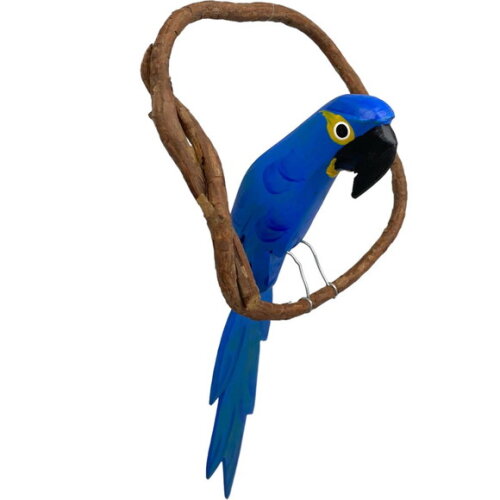 Arara de Galho Mini - Azul - Madeira