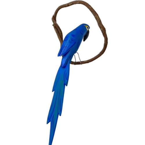Arara de Galho Mini - Azul - Madeira