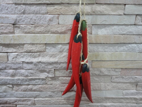 Fieira de Pimenta - Cordão - Pendulo - Penca