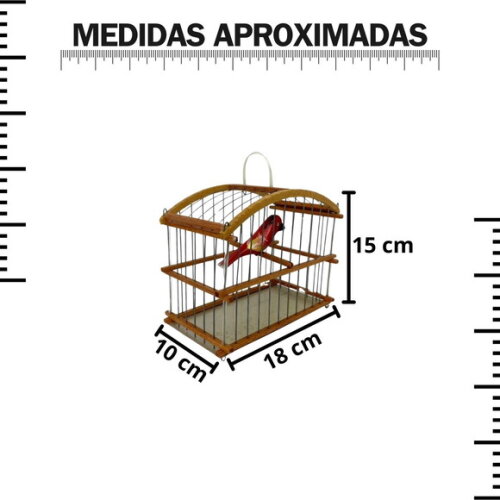 Gaiola de Passarinho - G - Madeira