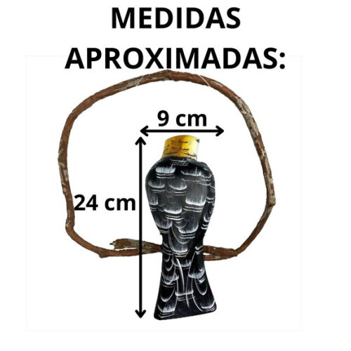 Gavião de Madeira Pp Artesanato Rustico Decoração Casa Sitio