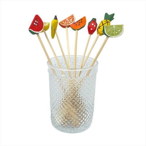 Mexedores de Drink de Frutas Kit com 5 un Bebida Barman Bar