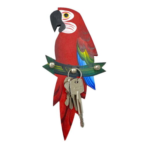 Porta chaves P - Arara Vermelha