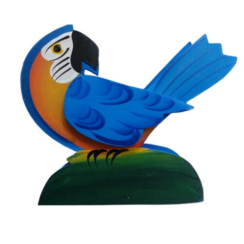 Porta Guardanapo de Arara 3d Madeira