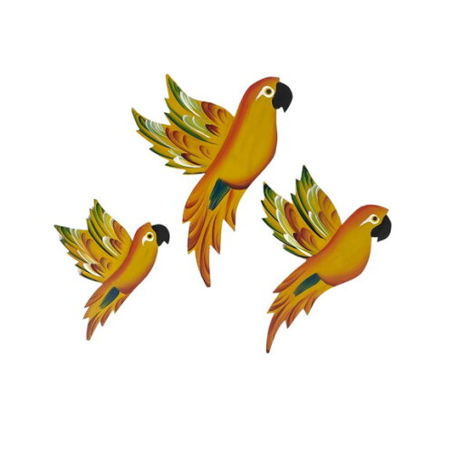 Trio de Arara Asa