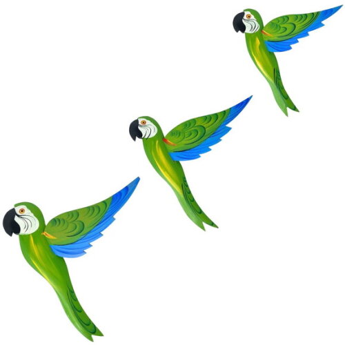 Trio de Arara c/ Asa 3d