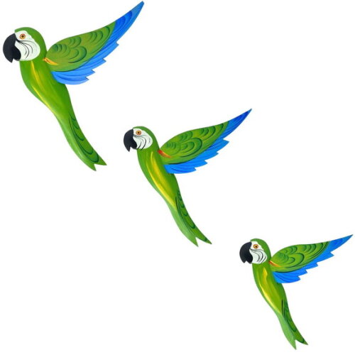 Trio de Arara c/ Asa 3d