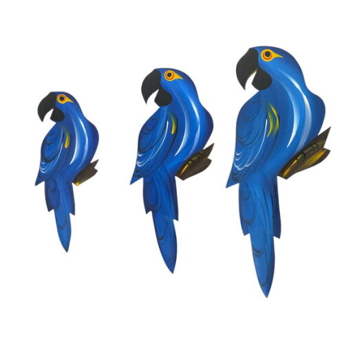 Trio de Arara M3 - Parede Madeira/mdf