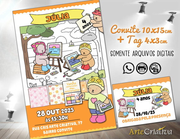 Convite Digital C/tag Bobbie Goods 3