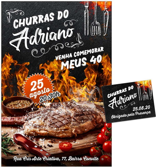 CONVITE DIGITAL C/TAG Churrasco 2