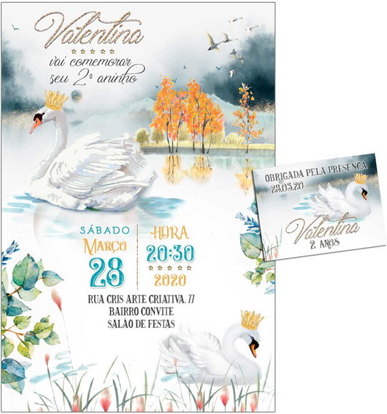 CONVITE DIGITAL C/TAG Cisne 2