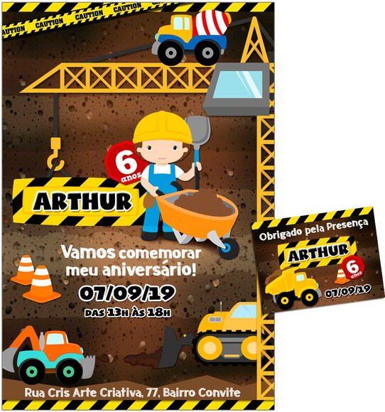 CONVITE DIGITAL C/TAG Construtor 4