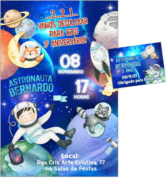 CONVITE DIGITAL C/TAG Espaço Astronauta 3