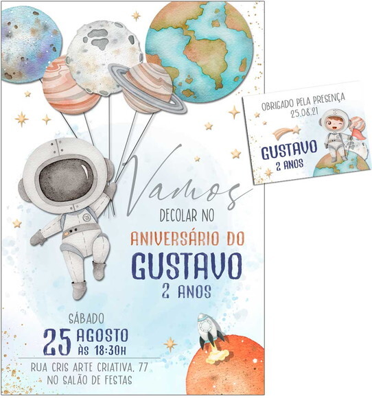 CONVITE DIGITAL C/TAG Espaço Astronauta 7