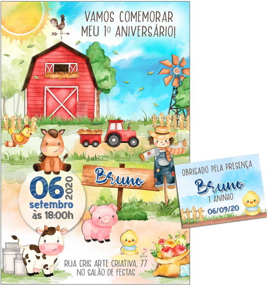CONVITE DIGITAL C/TAG Fazenda Menino 4