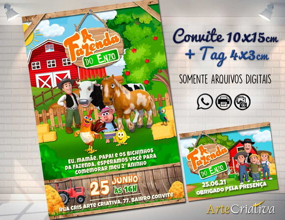 CONVITE DIGITAL C/TAG Fazenda Zenon