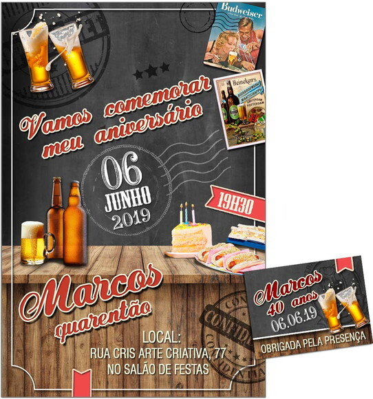 CONVITE DIGITAL C/TAG Festa Beer 40 anos