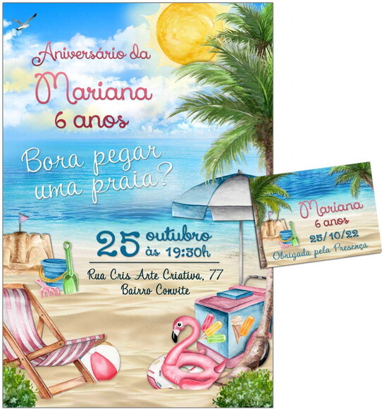 CONVITE DIGITAL C/TAG Festa Praia
