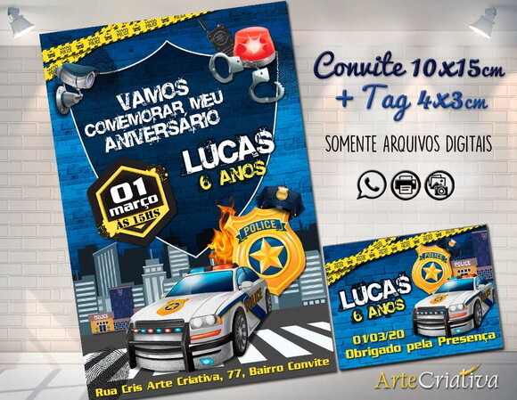 CONVITE DIGITAL C/TAG Polícia1