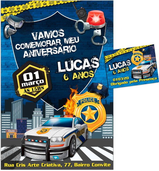 CONVITE DIGITAL C/TAG Polícia1