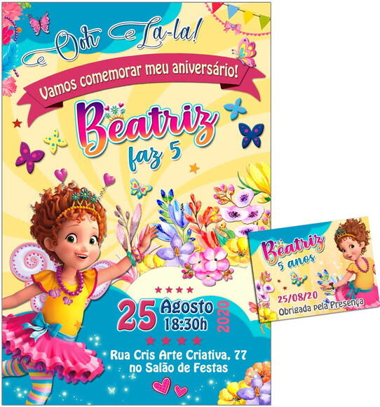 CONVITE DIGITAL C/TAG Princesa Nancy Fancy 2