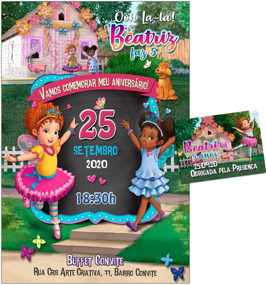 CONVITE DIGITAL C/TAG Princesa Nancy Fancy 5