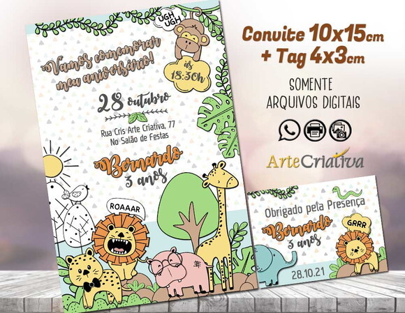 CONVITE DIGITAL C/TAG Savana 4